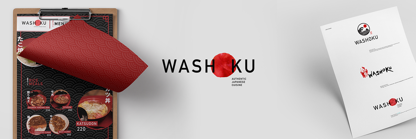 Image of Washoku branding.