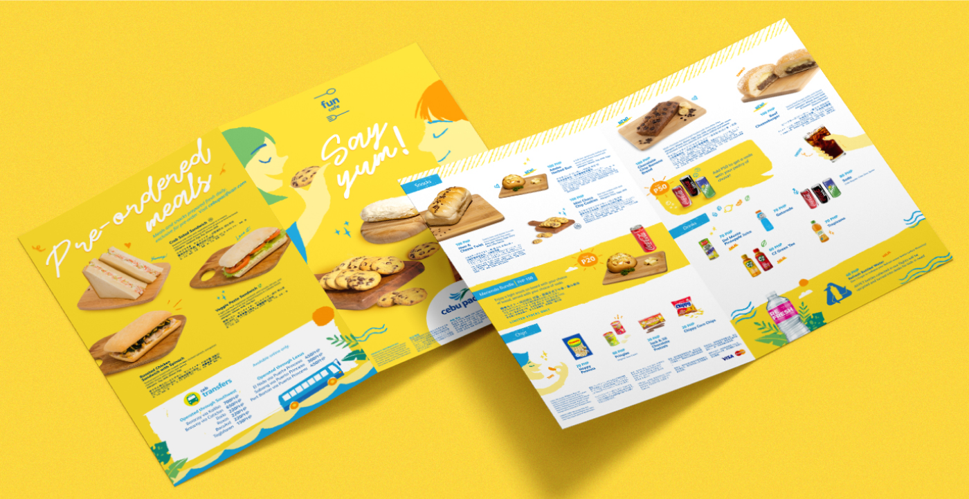 Image showing the menu spread.